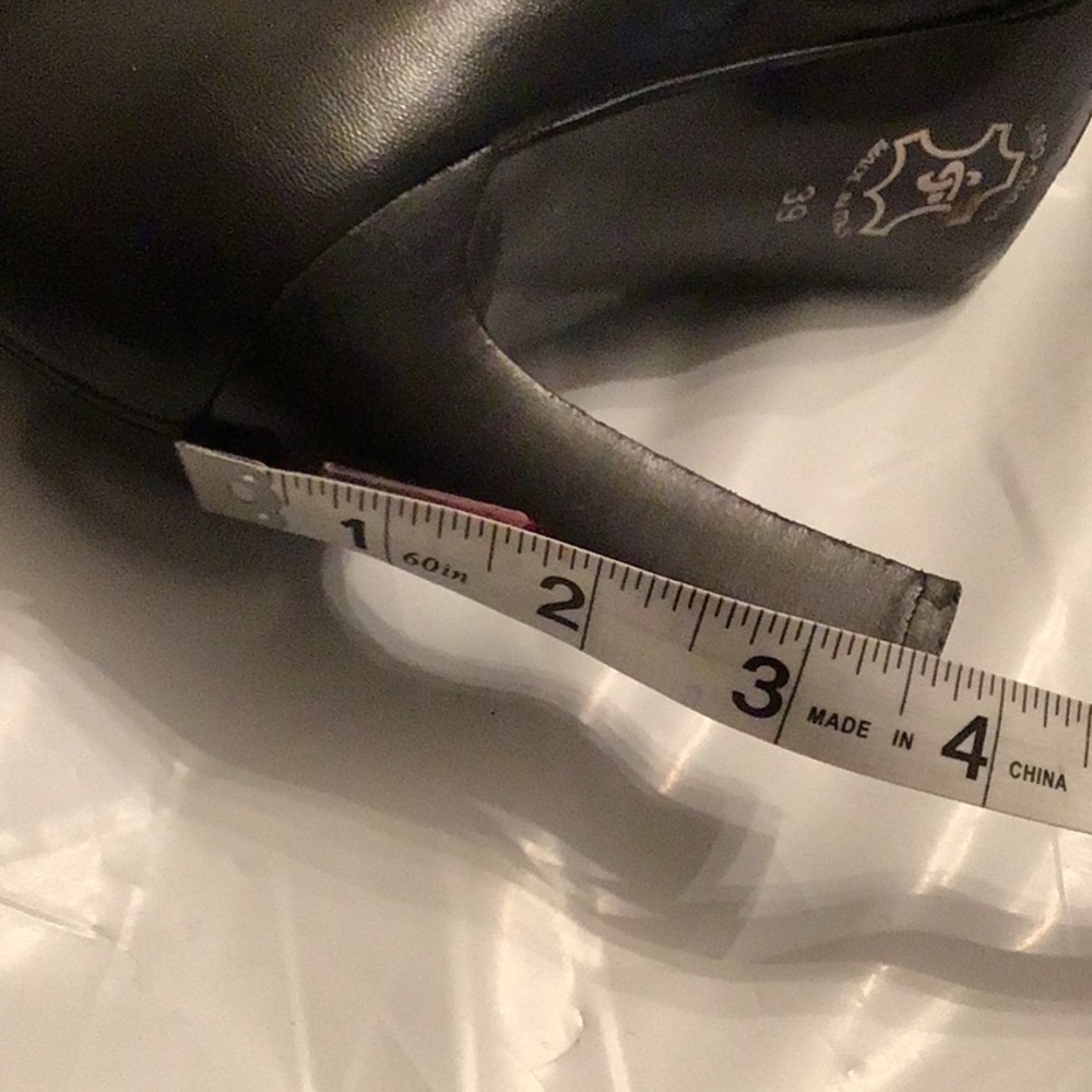 GUIDO SGARIGLIA BLACK LEATHER SQUARE TOE BOOTS SHOES SZ 39 - Picture 14 of 14